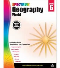 Pasta de trabalho de geografia Spectrum Grade 6, 6ª série livro de trabalho cobertura internacional C, usado comprar usado  Enviando para Brazil