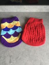 Dog jumpers two for sale  CHESTERFIELD