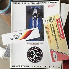 Race programme silverstone for sale  Shipping to Ireland