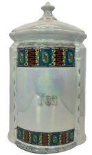 Vintage Mepoco Ware Iridescent Tea Canister Style #2141 Germany for sale  Shipping to South Africa