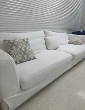 White linen sofa for sale  Fort Lauderdale
