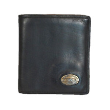Carteira de bolso Fossil masculina de couro preto dobrável porta-cartões minimalista comprar usado  Enviando para Brazil
