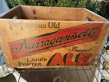 beer wood narragansett box for sale  Pawtucket