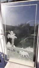 etched glass door panel for sale  SEVENOAKS