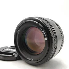 Lente estándar Nikon AF Nikkor 50 mm f/1,4 para montaje F con tapa - BUENO segunda mano  Embacar hacia Argentina