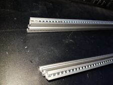 Pair of Eurorack Case Mounting Rails with M2.5 Threaded Strips Silver 84HP for sale  Shipping to South Africa