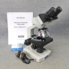 Usado, Microscopio binocular compuesto de laboratorio OMAX M82ES 40x-2000x limpio probado funcionamiento segunda mano  Embacar hacia Argentina