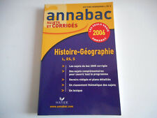Annabac histoire geographie d'occasion  Colomiers