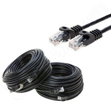 CAT6e/CAT6 Ethernet LAN Network RJ45 Patch Cable Black 25FT- 200FT Multipack LOT, used for sale  Shipping to South Africa