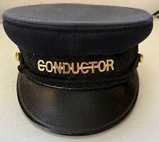 Southern Pacific A G Meier & Co Hat With Conductor & Brakeman Badges 1950’s for sale  Shipping to South Africa