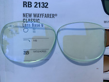 Lentes de repuesto genuinas Ray-Ban RB2132 55 mm nuevas Wayfarer AR azul claro segunda mano  Embacar hacia Argentina