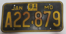 antique license plate 1961 for sale  Hays
