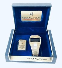 Vintage Hamilton Estado Sólido Quartzo Eletrônico QED Relógio Na Caixa - Peças/Reparo comprar usado  Enviando para Brazil