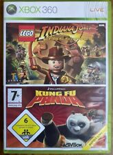LEGO Indiana Jones & Kung Fu Panda Xbox 360 usado en embalaje original segunda mano  Embacar hacia Argentina