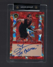 2022 Super Glow Allen Iverson Autograph "The Answer" RED cracked Ice #7/10 for sale  Shipping to South Africa