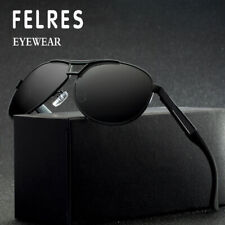 Óculos de sol retrô polarizado HD masculino piloto metal óculos de condução ao ar livre comprar usado  Enviando para Brazil