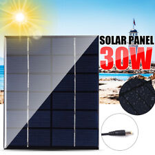 Usado, Panel solar policristalino 30W 6V módulo solar USB para coche barco caravana fuente de alimentación segunda mano  Embacar hacia Argentina