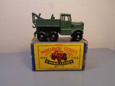 MATCHBOX MOKO LESNEY No 64A VINTAGE SCAMMELL BREAKDOWN TRUCK NMINT IN BOX for sale  Shipping to South Africa
