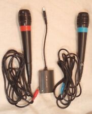 Par de microfones Singstar com dongle USB para PS2 PS3 PlayStation 2 e 3 comprar usado  Enviando para Brazil