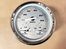 Used, FARIA 5” 3 IN 1  MPH/FUEL/VOLT GAUGE FOR BAYLINER BOATS #GS0018C for sale  Shipping to South Africa