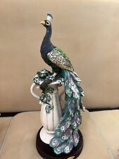 Design toscano peacock for sale  NOTTINGHAM
