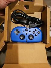 PS4 Controller Hori Mini Wired Gamepad PS4-100U Blue Playstation for sale  Shipping to South Africa