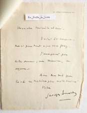 L.A.S. Georges Suarez (1890-1944) Lettre autographe signée à Eugène Frot comprar usado  Enviando para Brazil