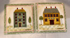Azulejos colgantes de pared coloniales para hogar de 2 piezas Valerie Evers Wenk 5x5"" de colección segunda mano  Embacar hacia Argentina