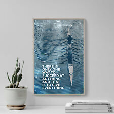 Rowing motivational poster for sale  UK