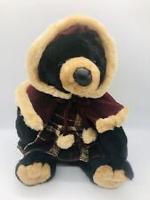 Dan Dee Collectors Choice Black Teddy Bear Plush Stuffed Animal Winter Dress Hat for sale  Morristown