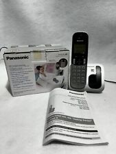 Teléfono doméstico digital inalámbrico Panasonic plateado con base KX-TGC210 - completo, usado segunda mano  Embacar hacia Argentina