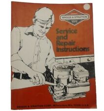 Libro de bolsillo manual de instrucciones de servicio y reparación de Briggs & Stratton segunda mano  Embacar hacia Mexico