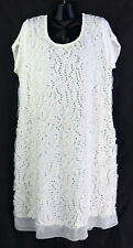 Kleid pailletten weiß gebraucht kaufen  Hassee, Molfsee