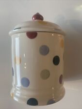 Used, Emma Bridgewater Polka Dot storage canister jar for sale  STOURPORT-ON-SEVERN
