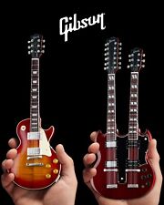 SET of 2 Jimmy Page Mini Gibson Guitars Led Zeppelin Collectibles segunda mano  Embacar hacia Argentina