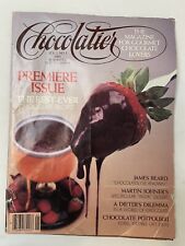 Lote Vintage (3) Revistas Chocolatier 1984 y 1989 Incluye Premier 1er Número, usado segunda mano  Embacar hacia Argentina