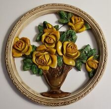 Floral wall plaque for sale  Tacoma
