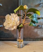 Vase rose artificielle d'occasion  Thumeries