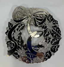 Christmas wreath silverplated for sale  Dalton