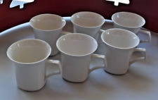 6 ~ Xícara de chá NIKKO QUADRILLE branca ALPINA 3 3/8" Japão porcelana fina óssea vintage 1900s, usado comprar usado  Enviando para Brazil