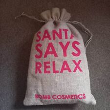 Santa Says Relax Yute Bomb bolsa de cosméticos  segunda mano  Embacar hacia Mexico
