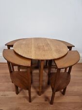 oak nest of tables for sale  MALVERN