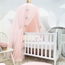 Mosquiteiro barraca pendurada berço dossel cortinas de tule casa de brincar tenda quarto infantil comprar usado  Enviando para Brazil