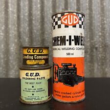 Usado, Conjunto de 3 x latas de lubrificador vintage práticas para soldagem de garagem GUD comprar usado  Enviando para Brazil