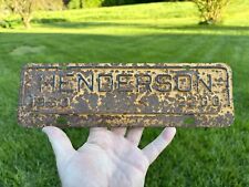 north carolina city license plate for sale  Henderson