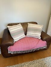 Leather love seat for sale  NORTHAMPTON