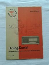 Dialog-Kombi vielseitige Wechselsprechanlage plus Rundfunk Original-DMV Baupläne comprar usado  Enviando para Brazil