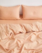 CAPA DE EDREDOM de linho francês Bed Threads Twin/Twin XL laranja terracota comprar usado  Enviando para Brazil