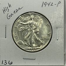 1942 walking liberty for sale  Shipping to Ireland