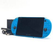 Sony PS Vita PCH-2000 Slim Azul Aqua Wi-Fi LCD com Carregador "Quase Perfeito", usado comprar usado  Enviando para Brazil
